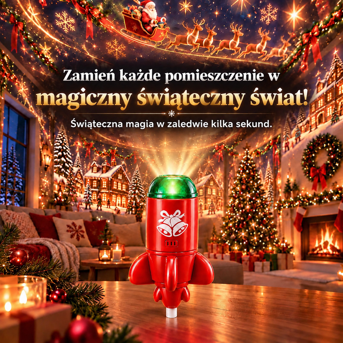 Comauo®🌈🤶HD projektor świąteczny 【⏰ 50% rabatu – tylko przez ograniczony czas!】
