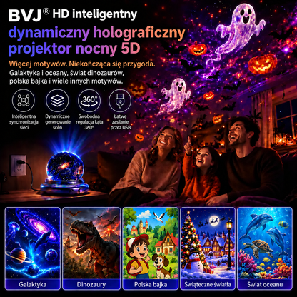 🔮 Projektor świateł nocnych BVJ® – Magiczna atmosfera każdej nocy
