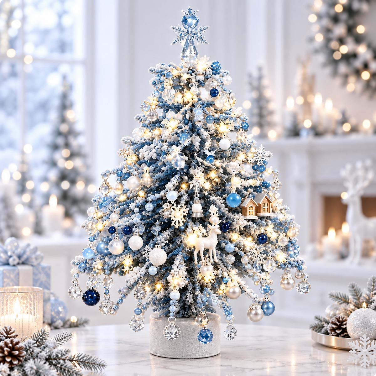 【⏰ 50% rabatu – tylko przez ograniczony czas!】🎄 Kreatywny zestaw do wykonania koralikowej choinki