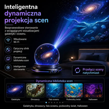 🔮 Projektor świateł nocnych BVJ® – Magiczna atmosfera każdej nocy
