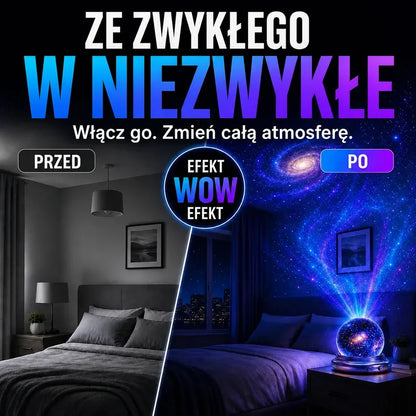 🔮 Projektor świateł nocnych BVJ® – Magiczna atmosfera każdej nocy